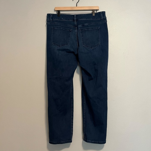 Lane Bryant - Tighter Tummy Fit High-Rise Straight Blue Jean - 18 Short Petite - Picture 4 of 8